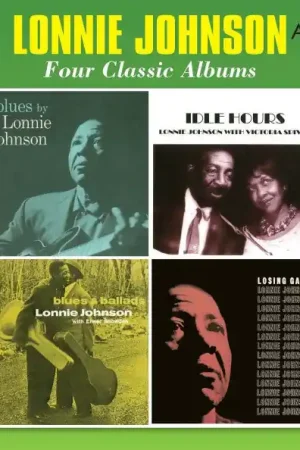 Worldwide Shipping Lonnie Johnson : Four Classic Albums 2xCD, Comp, RM (VG+ / VG+) - Dig Vinyl