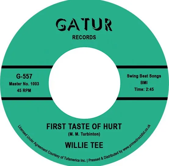 Limited Offer Willie Tee : First Taste Of Hurt / I'm Having So Much Fun 7", RE (M / M) - Dig Vinyl