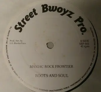 While Supplies Last Roots And Soul : Maniac Rock 12" (VG / Generic) - Dig Vinyl