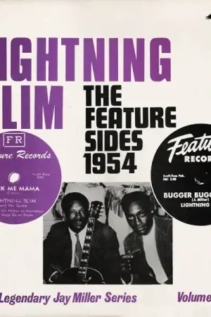 Fresh Stock Lightning Slim : The Feature Sides 1954 LP, Comp, Mono, RM (VG+ / VG) - Dig Vinyl
