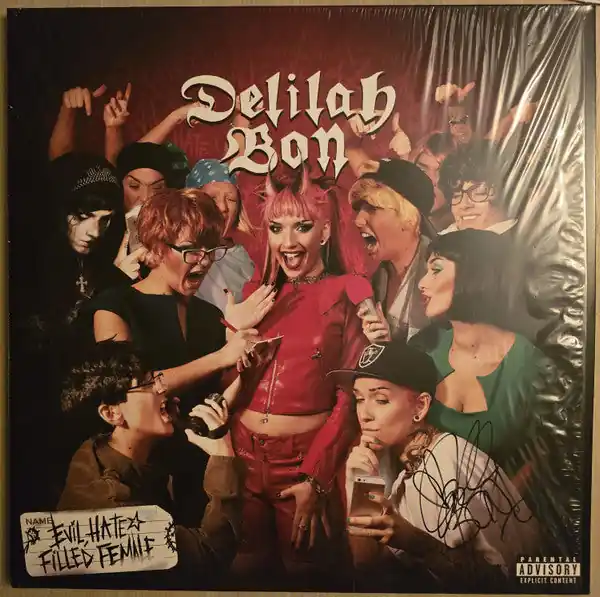 Express Delivery Delilah Bon : Evil, Hate Filled Female 2xLP, Album, Red (NM or M- / VG+) - Dig Vinyl