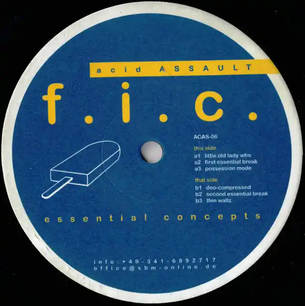 F.I.C.* : Essential Concepts 12" (VG / Generic) - Dig Vinyl Latest