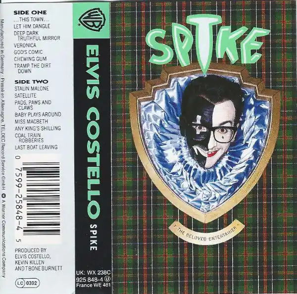 Top Rated Elvis Costello : Spike Cass, Album (VG+ / VG+) - Dig Vinyl