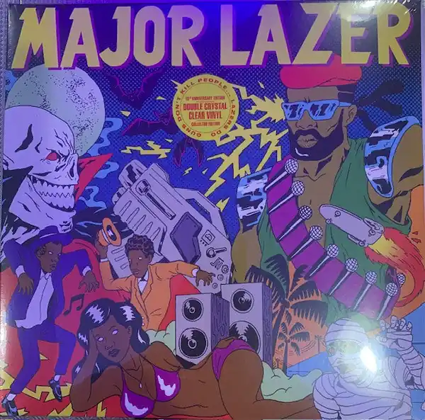 Place Order Major Lazer : Guns Don't Kill People... Lazers Do 2xLP, Album, Ltd, RE, Cry (M / M) - Dig Vinyl