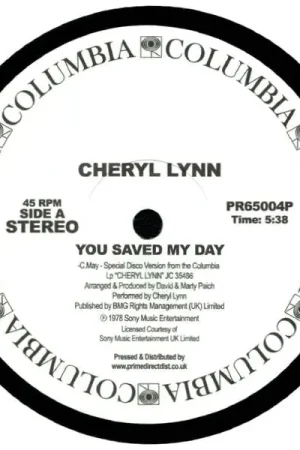 Save Now Cheryl Lynn : You Saved My Day / Got To Be Real 12", RSD (M / Generic) - Dig Vinyl