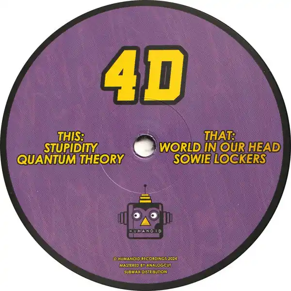4D : HMND004 12", EP (M / Generic) - Dig Vinyl Original