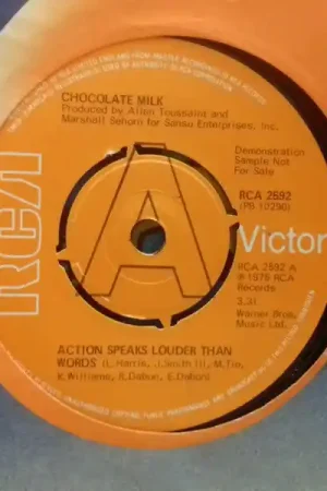 Chocolate Milk : Action Speaks Louder Than Words 7", Promo (VG / VG+) - Dig Vinyl Last Chance