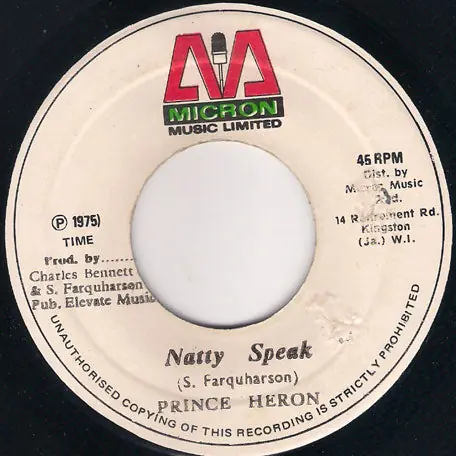 Professional Grade Natty Speak / Ver