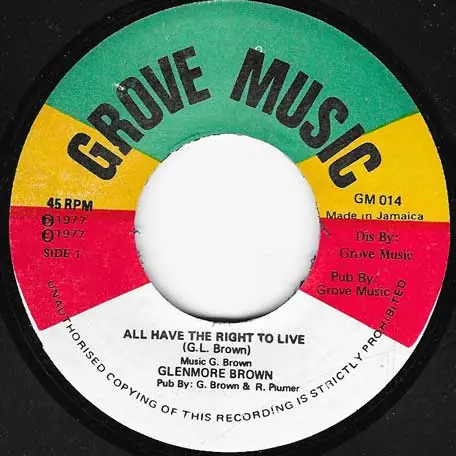 All Have The Right To Live / All Have To Dub Get Yours