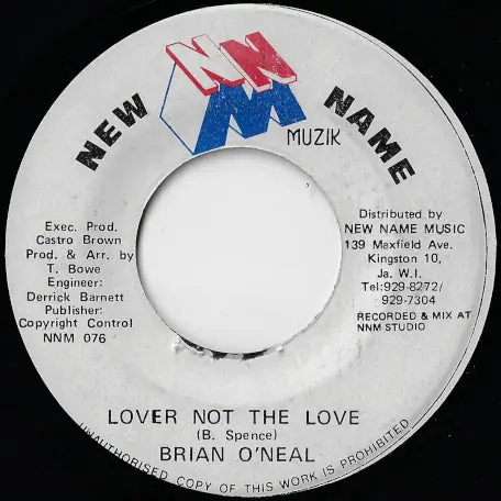 Top Pick Lover Not The Love / Ver