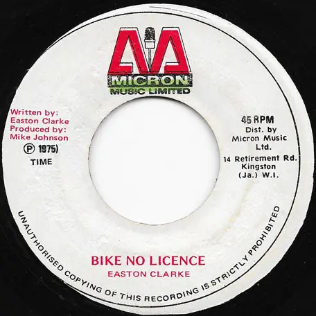 Warranty Included Bike No License / Ver
