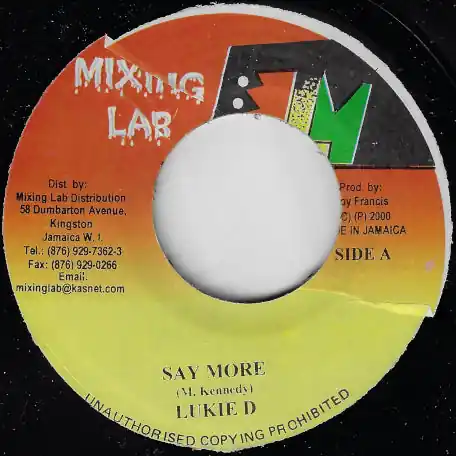 Big Sale Say More / Warning Ver