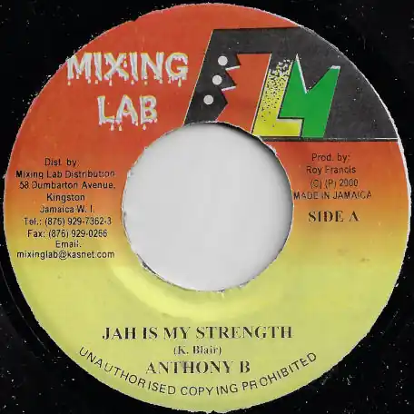 Jah Is My Strength / Warning Ver Today Only
