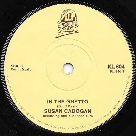 Get Yours Congratulations / In The Ghetto