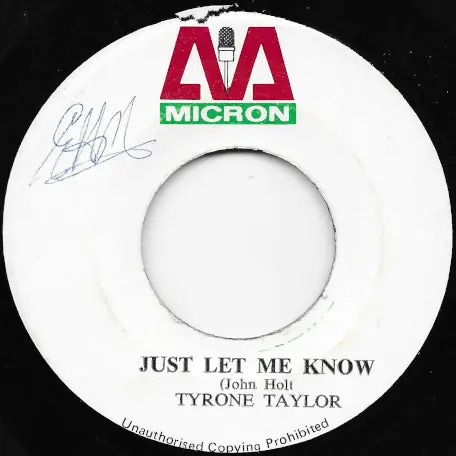 Original Just Let Me Know / Version Of Knowledge