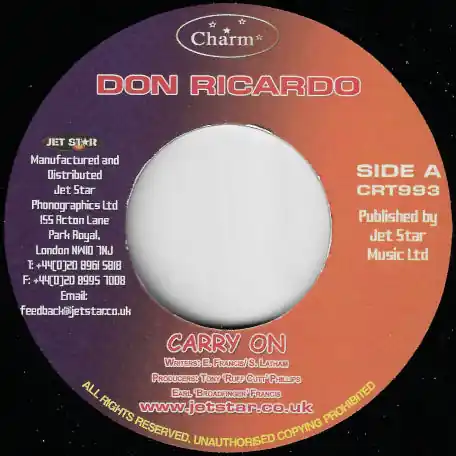 Carry On / (Karaoke Mix) Worldwide Shipping