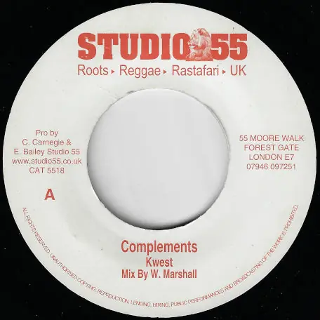 Brand New Complements / Complements Dub