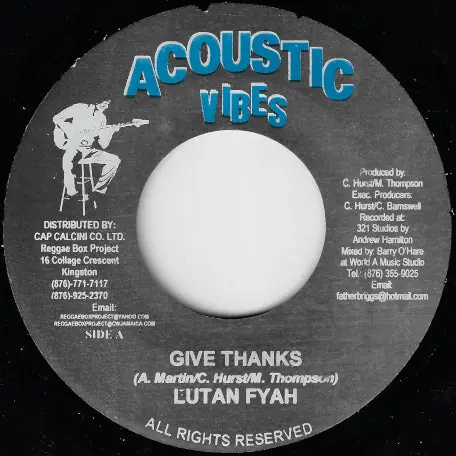 Free Delivery Give Thanks / Alto Ego Riddim Ver