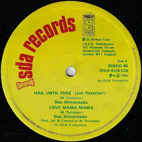 Clearance Hail Until Thee (Jah Rastafari) / Love Mama Mama / I Love My Mama Dub