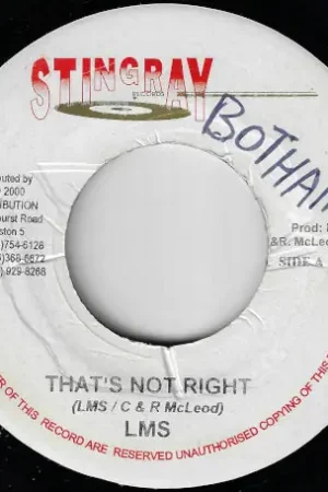 Thats Not Right / Run Away Dub Free Delivery
