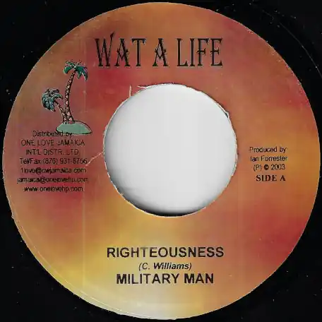 Righteousness / Set Dem Free Reduced Price