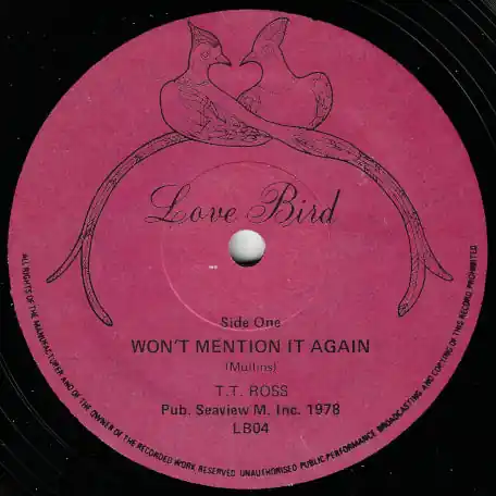 Save Now Wont Mention It Again / Mention Dub