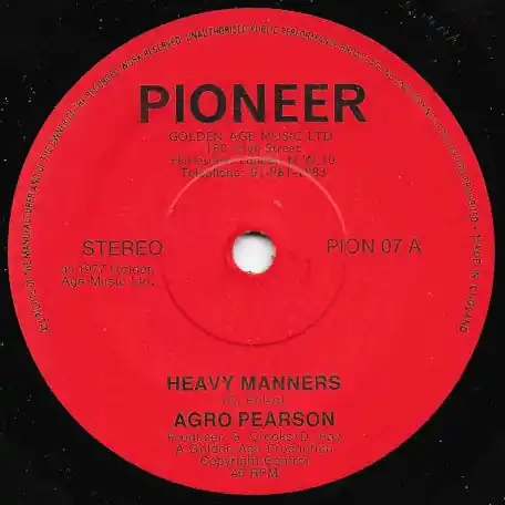 Direct From Manufacturer Heavy Manners / Version Under Manners