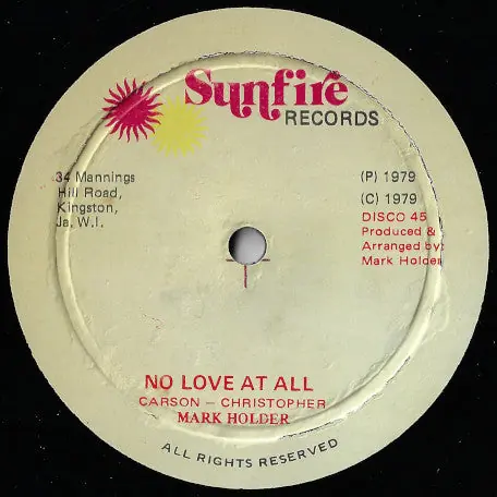 Instant Buy No Love At All / Rest Your Love On Me