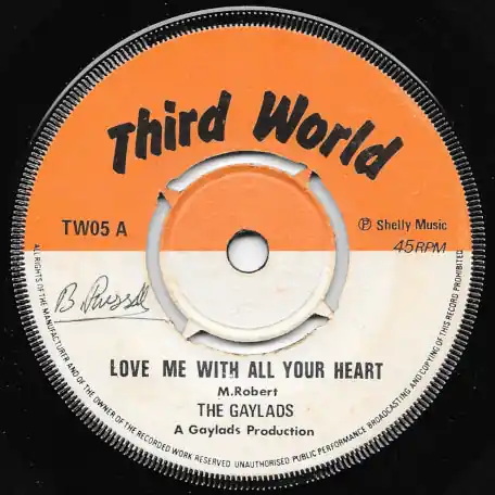 Love Me With All Your Heart / Ver Free Shipping