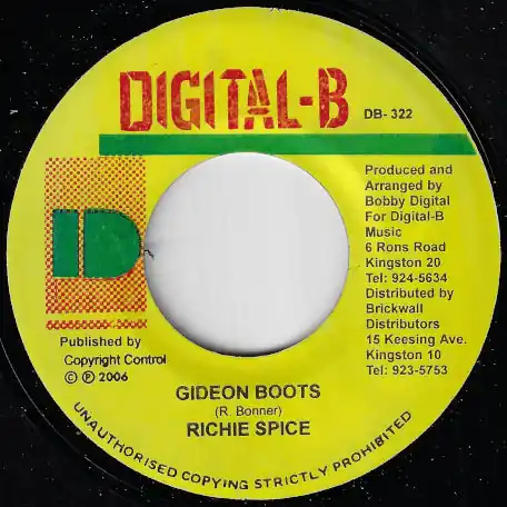 Gideon Boots / Rhythm Johnny Too Bad Warranty Included