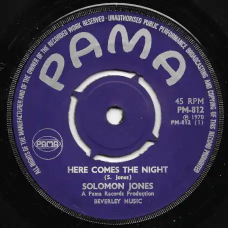 Holiday Sale Here Comes The Night / Jaded Ramble