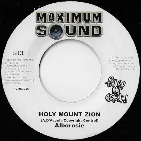Holy Mount Zion / Black Board Best Price