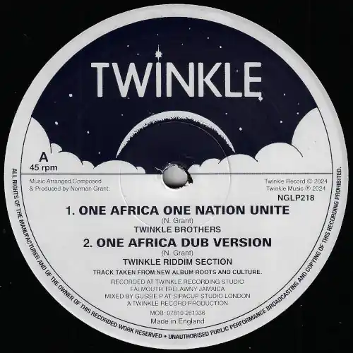 One Africa One Nation Unite / One Africa Dub Ver / Jah Jah Guide Me / Reduced Price