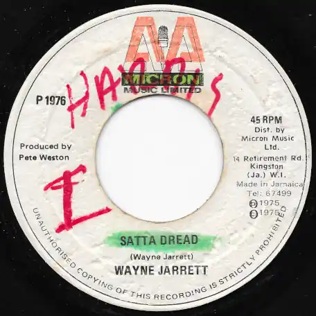Satta Dread / Dread Ver Direct From Factory