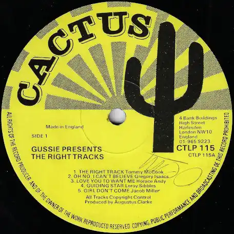 Authentic Gussie Presenting The Right Tracks
