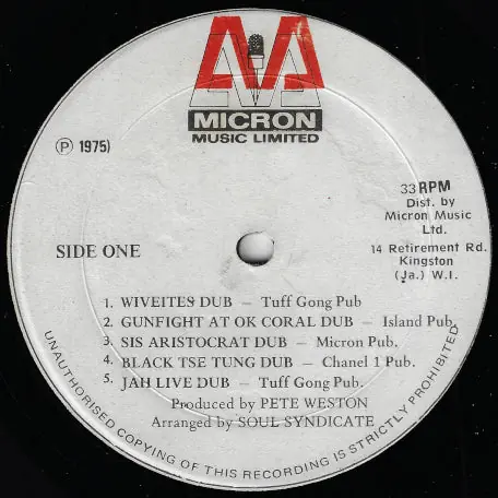 Free Shipping Rasta Dub '77
