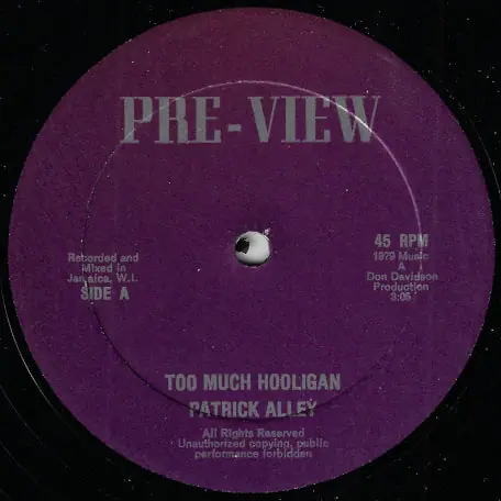 Too Much Hooligan / Ver Next Day Delivery