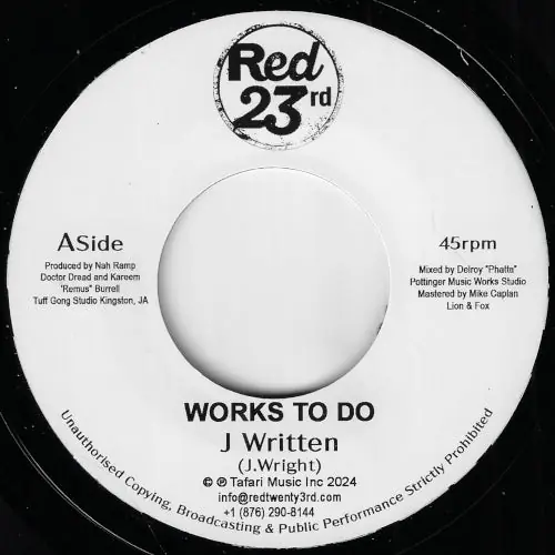 Works To Do / Works To Dub Today Only