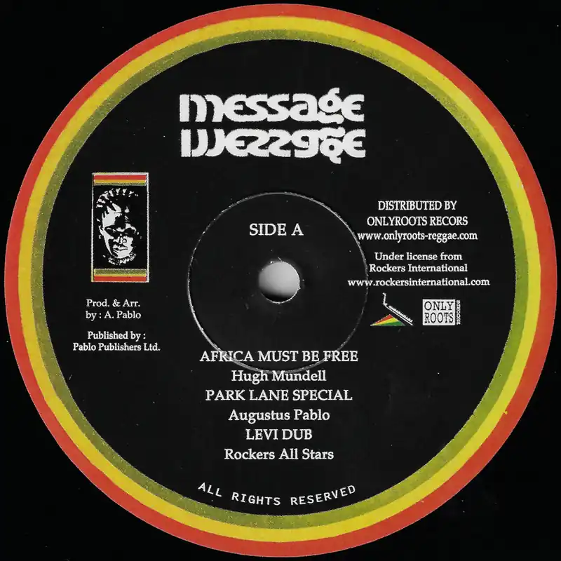Professional Grade Africa Must Be Free / Park Lane Special / Levi Dub / Africa 1983 / Afr
