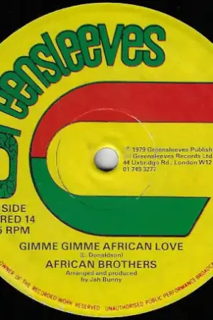 Special Offer Gimme Gimme African Love / A Di System