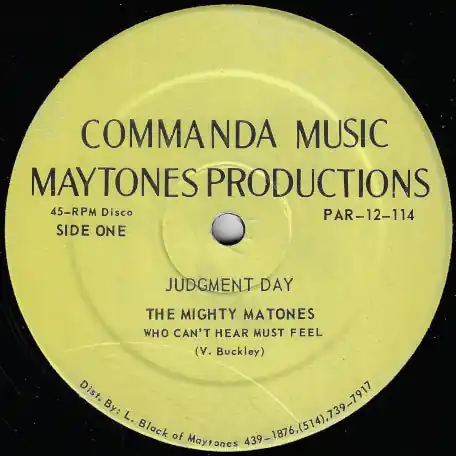 Same Day Shipping Who Can't Hear Must Feel / Judgement Day