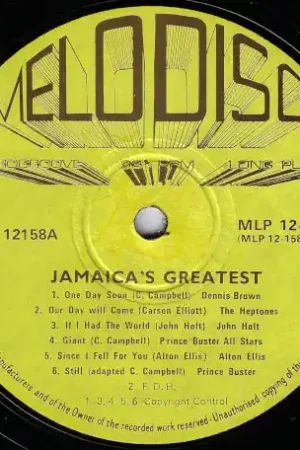 Jamaica's Greatest Top Pick