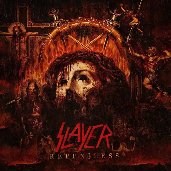 Slayer - Repentless (LP, transparent red with orange/black splatter) Hot Deal