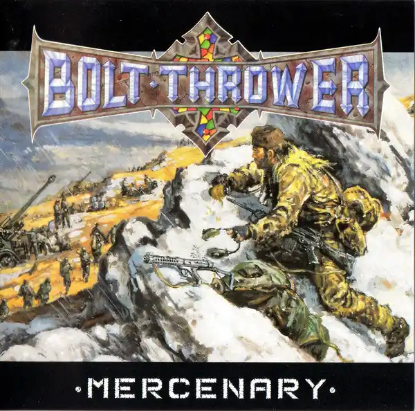 Bolt Thrower - Mercenary (LP, snow slush white marbled vinyl) Final Sale
