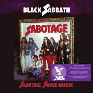 SALE: Black Sabbath - Sabotage Super Deluxe (4LP + 7" Boxset) was £124.99 Money Back Guarantee