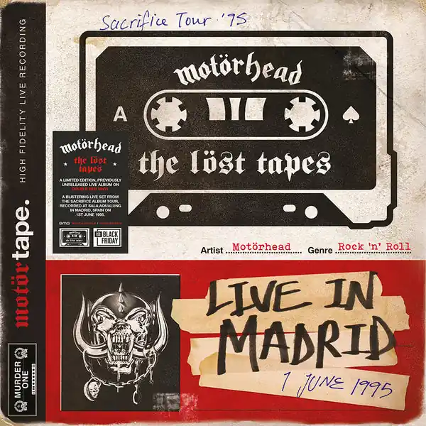 Special Discount Motorhead - The Lost Tapes Vol. 1: Live In Madrid 1995 (2xLP, red vinyl)
