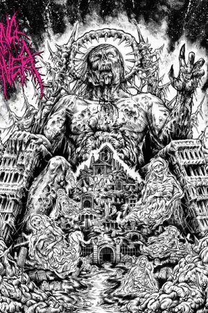 Exclusive Offer Waking The Cadaver - Authority Through Intimidation (LP, pink burst vinyl)