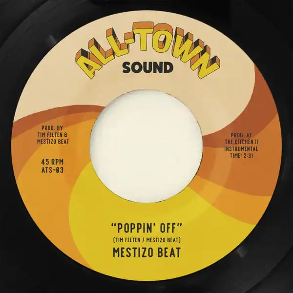 Buy Direct Mestizo Beat - Poppin' Off/City Of The Body Bag (7", butterscotch vinyl)