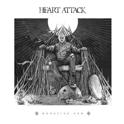 Save Now SALE: Heart Attack - Negative Sun (LP, white/black marbled vinyl) was £23.99.