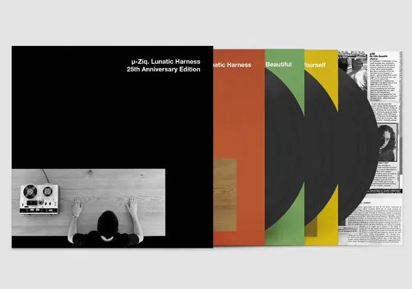 Last Chance SALE: µ-Ziq - Lunatic Harness (3xLP boxset, 25th anniversary clear vinyl) was £83.99